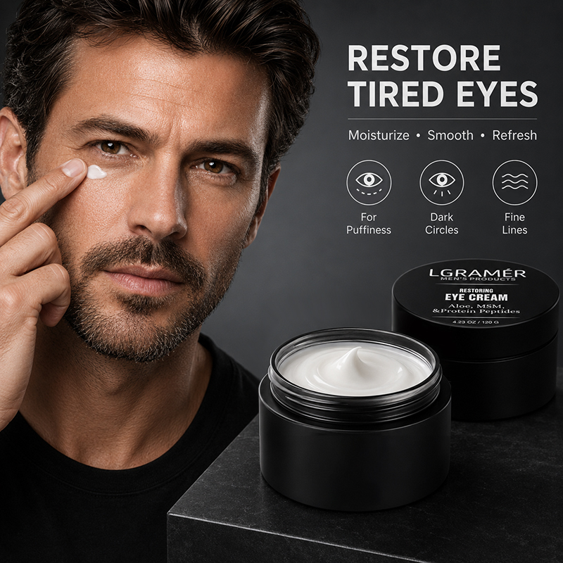 Eye Cream Peptide - Men Aloe Restoring Eye Cream MSM