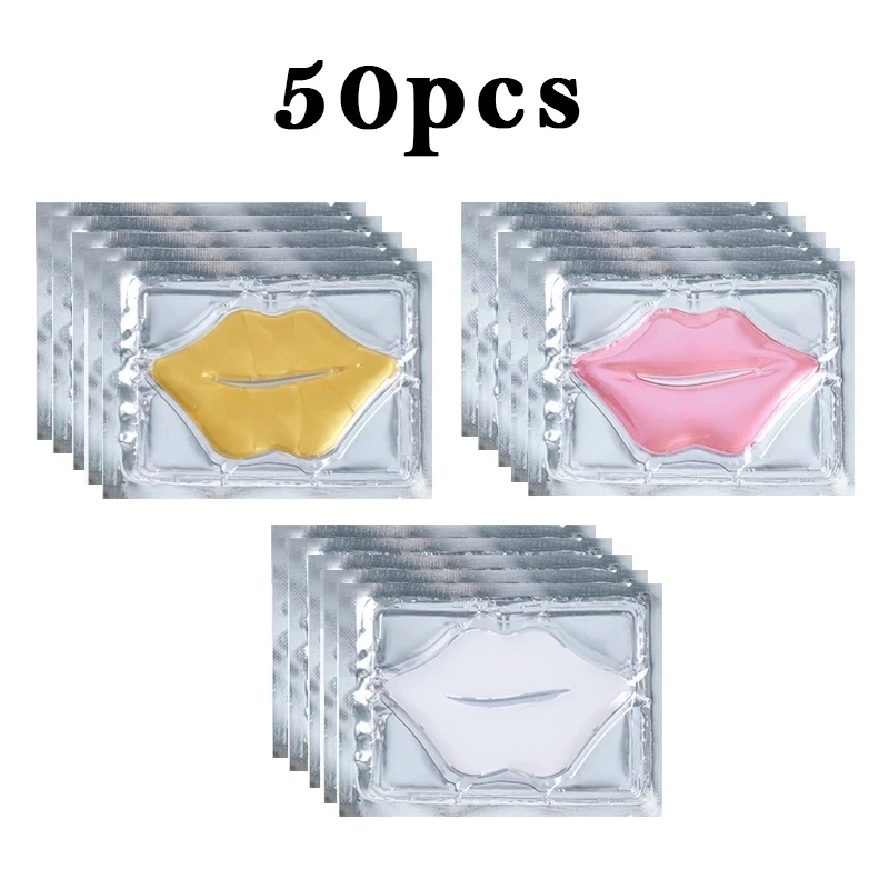 50pcs Collagen Lip Mask Moistu - Skincare Finally Found You review and price