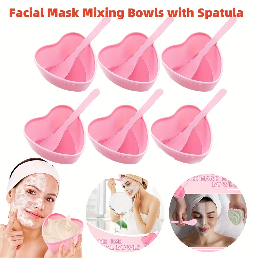 6-piece Pink Heart Shaped Faci - Skincare Finally Found You review and price