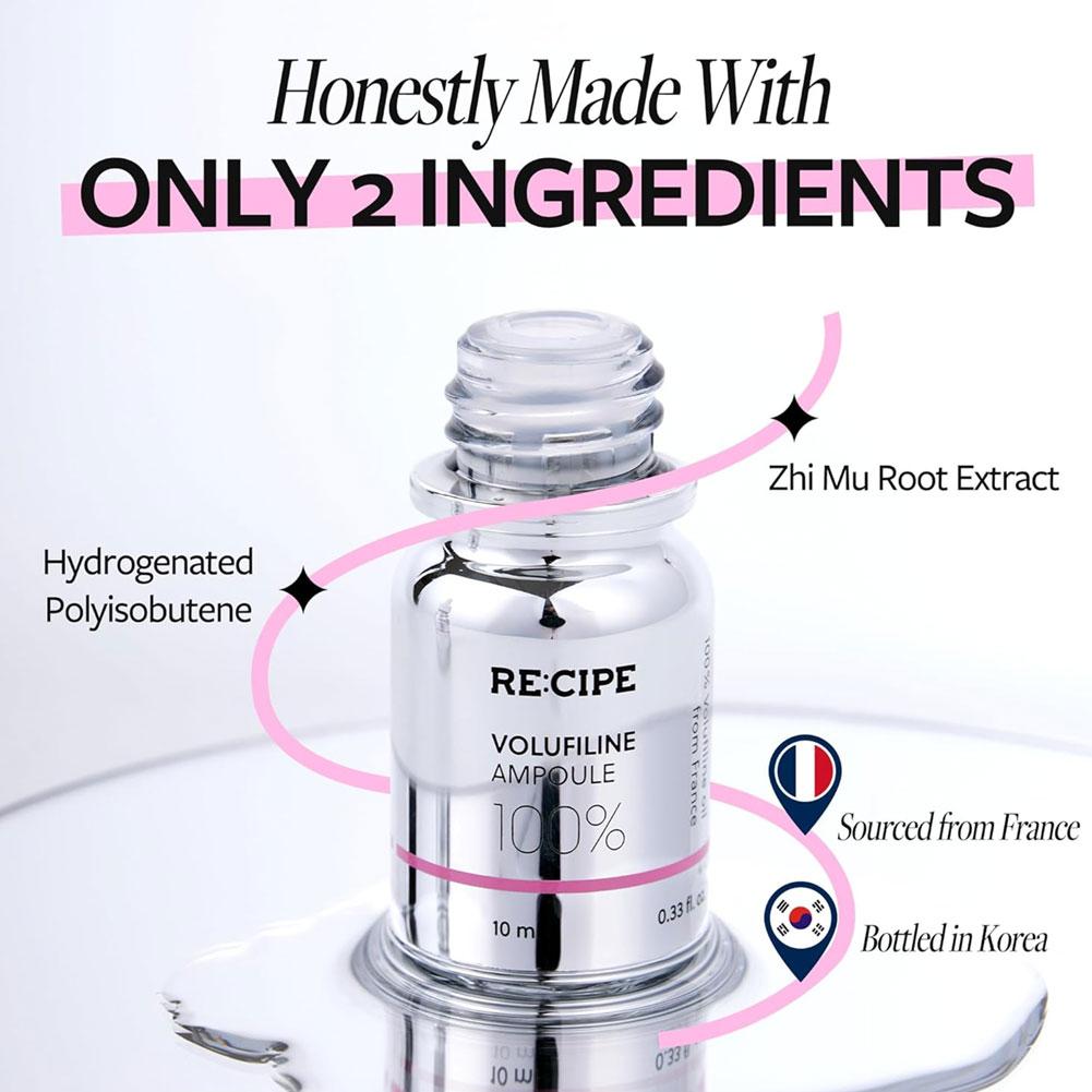 RE:CIPE 100% Volufiline Ampoul - Ferulic Acid Serum review and price