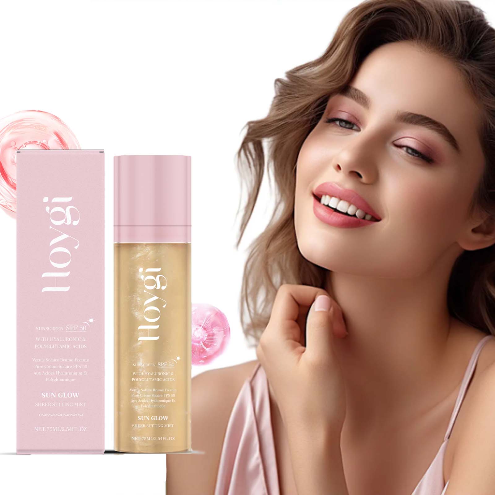 Spf 50+ Setting Spray Oil Cont - Polyglutamic Acid Moisturizer review and price