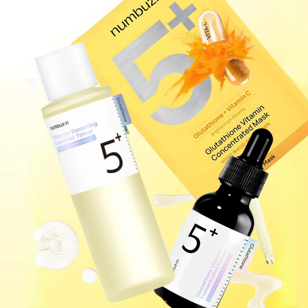 Numbuzin No.5+ Glutathione Vit - Ferulic Acid Serum review and price